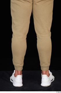 Grigory brown sweatpants calf dressed sports white sneakers 0005.jpg